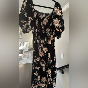 Amazon Fashion Womens Midi Floral Dress Size XL
